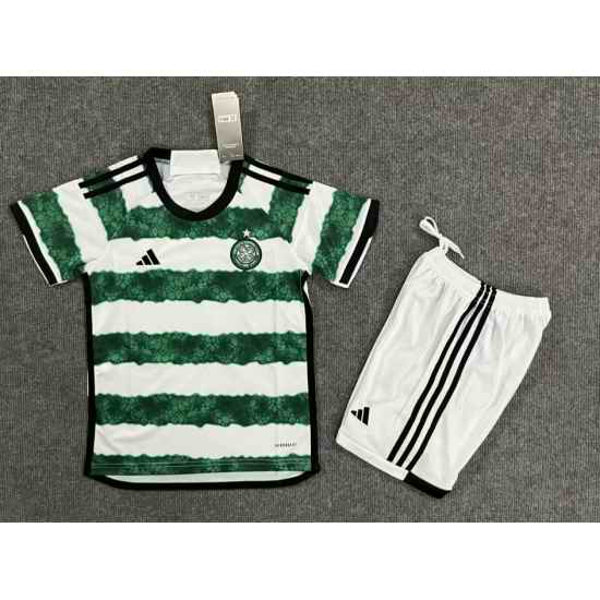 Youth Soccer Jersey Celtics Green White
